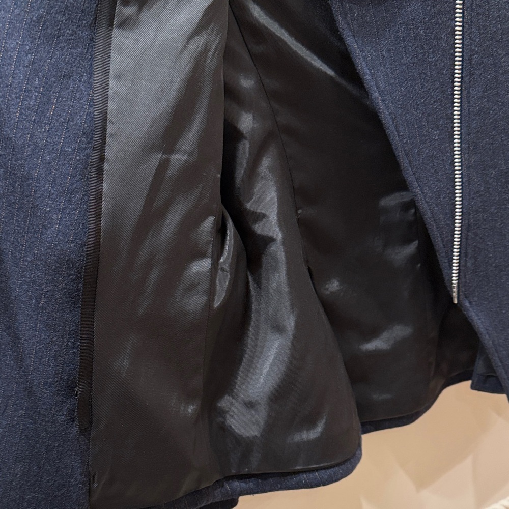 Veronica Beard Navy Asymmetrical Blazer - Picture 5 of 10